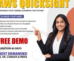 AWS QuickSight Training in Hyderabad | Amazon QuickSight Course Online