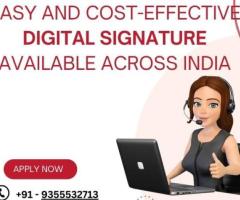 Easy and cost-effective digital signature available across India.