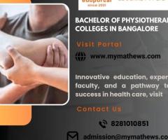 Bachelor of Physiotherapy Colleges in Bangalore