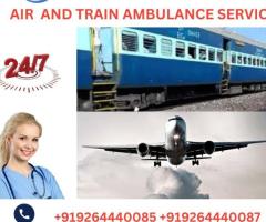 Gain Angel Air And Train Ambulance Service in Guwahati with Super-Class Medical Assistance