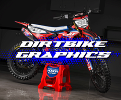 Complete Dirt Bike Graphics Kit for Custom Look