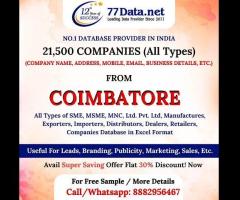 List of Manufacturing Companies in Coimbatore with Contacts