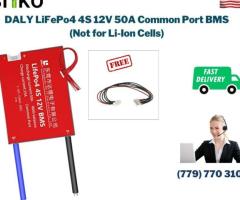 DALY BMS 4S 12V LiFePo4 50A Common Port Battery protection module.