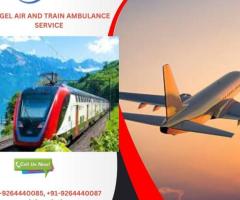 Get Angel Air and Train Ambulance Service in Raipur for Patients Safely Shift to Destination