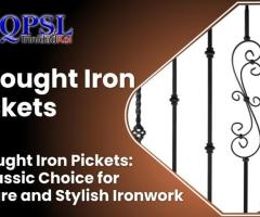 wrought iron pickets