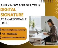 Apply now and get your Digital Signature at an affordable price.