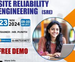 Best Site Reliability Engineering (SRE) Free Demo 23rd Nov