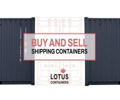 Shipping containers trading | LOTUS Containers