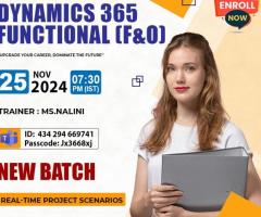 D365 Functional F&O Online Training New Batch