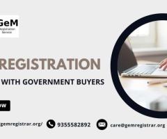 GeM Registration: Connect with Government Buyers