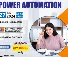 Power Automation: New Batch Starting Soon  Enroll Today