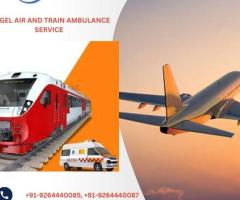 Hire Angel Air and Train Ambulance Service in Guwahati with Trained Medical Team