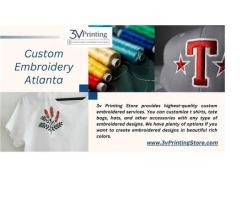 Elevate Your Style with Custom Embroidery in Atlanta – 3v Printing Store Delivers Excellence