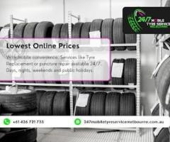 Mobile Tyre Replacement & Puncture Repair Service Near Melbourne CBD