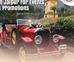 vintage car rental for promotional event