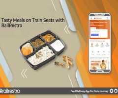 Tasty Meals on Train Seats with RailRestro!