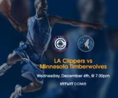 LA Clippers vs. Timberwolves Tickets Dec 4’th, 2024