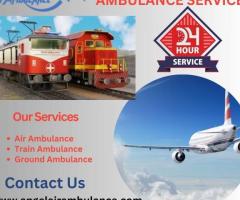 Hire Angel Air and Train Ambulance Service in Patna with Health Care Amenities