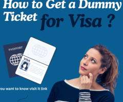 how to get a dummy ticket for visa?