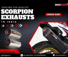 Explore Top-quality Scorpion Exhausts in India at Great deals