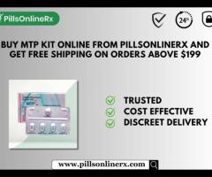 Buy MTP Kit Online From PillsOnlinerx and Get Free Shipping on Orders above $199