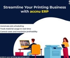 Best ERP Software for Printing Services - ACCNU