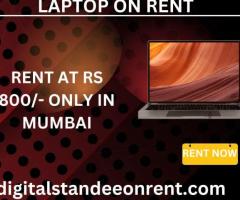 laptop on rent at Rs 800/- only in mumbai