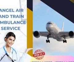 Choose Angel Air and Train Ambulance Service in Bagdogra for Medical Equipment