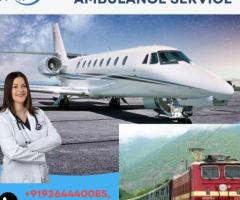 Angel Air and Train Ambulance Service in Jamshedpur Transferring Patients without Any Discomfort