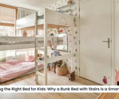 Smart & Stylish Bunk Beds with Stairs for Kids – Bedworld Online