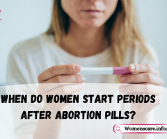 When do women start periods after abortion pills?