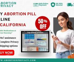 Buy abortion pill online in California and get 50% off