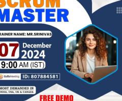 Online FREE DEMO On - Scrum Master Course