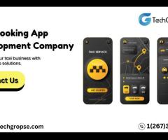 Taxi Booking App Development Company Techgropse