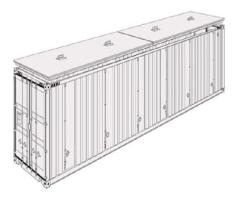 40ft hard top open top container | LOTUS Containers