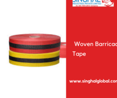 Woven Barricade Tape for Secure and Efficient Area Demarcation