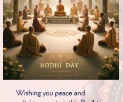 AI Generated Bodhi Day Greeting Cards – Create Yours Now!