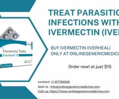 Treat parasitic worm infections with Ivermectin (Iverheal)