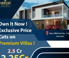 Invest in Style and Comfort: Villas in Kollur for Sale