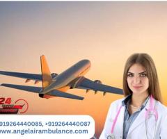 Book Angel Air and Train Ambulance Service in Darbhanga with oxygen Facility