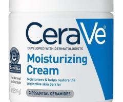 CeraVe Moisturizing Cream | Body and Face Moisturizer for Dry Skin | Body Cream with Hyaluronic