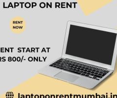 laptop on rent at Rs 800/- only in mumbai