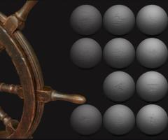 ZBrush - Wood Surface Vol. 1 by Jeetendra Sharma