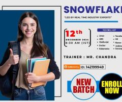 Snowflake Course: New Batch Open for Enrollment Now!