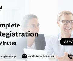 Complete GeM Registration in Minutes