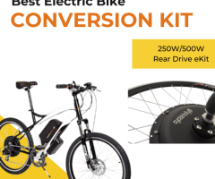 Rear Wheel Electric Bike Conversion Kit 250W/500W for Sale - Cyclotricity