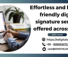 Effortless and budget-friendly digital signature services offered across India.