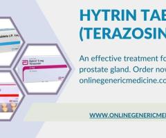 Treat symptoms of an enlarged prostate gland | Buy Hytrin (Terazosin) at Onlinegenericmedicine19