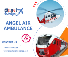 The greatest air and rail ambulance service in Allahabad is Angel Air Ambulance