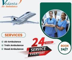 Book Vedanta Air Ambulance Service in Coimbatore for Fast and Superb Patient Transfer